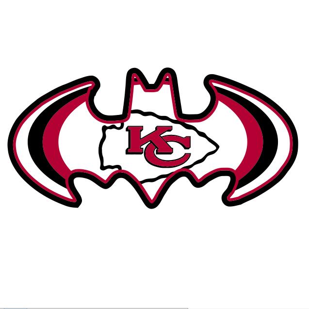 Kansas City Chiefs Batman Logo DIY iron on transfer (heat transfer)